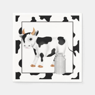 Country Cow Party paper napkins