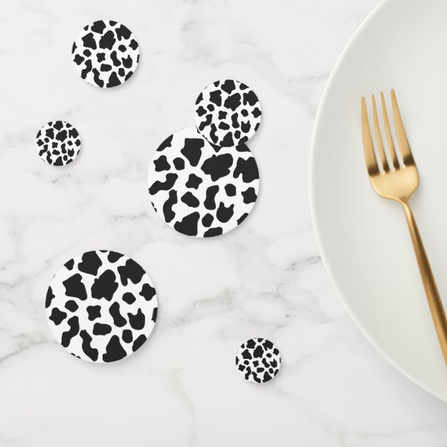 Country Cow Pattern Confetti (Group)