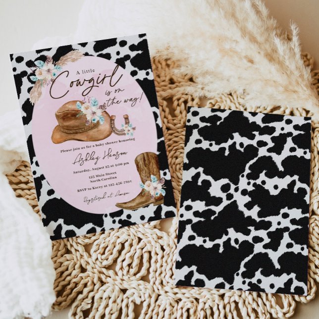 Country Cowgirl Baby Shower Invitation (Creator Uploaded)