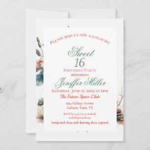 Country Cowgirl Boots Flower Hat Texas Invitation