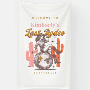 Country Cowgirl Last Rodeo Bachelorette Party  Banner