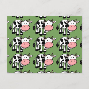 country cows postcard