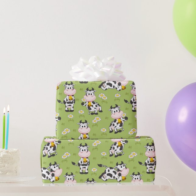 Country Cows  Wrapping Paper (Party Gifts)