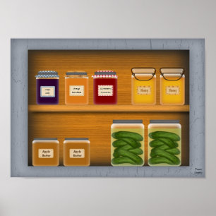 Country Cupboard Poster