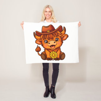 COUNTRY CUTIE FLEECE BLANKET