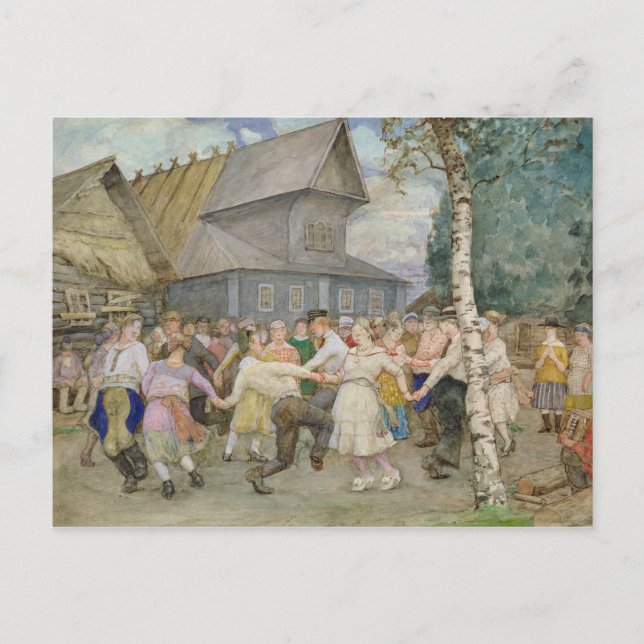 Country Dance, 1917-22 Postcard (Front)