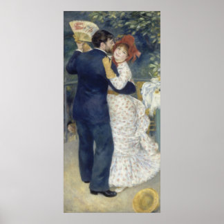 Country Dance by Pierre-Auguste Renoir Poster
