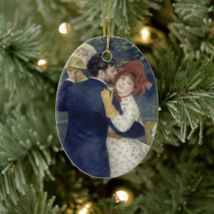 Country Dance by Pierre Renoir, Vintage Fine Art Ceramic Tree Decoration