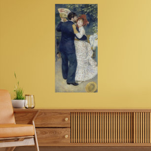 Country Dance by Pierre Renoir, Vintage Fine Art Poster