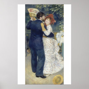 Country Dance by Pierre Renoir, Vintage Fine Art Poster