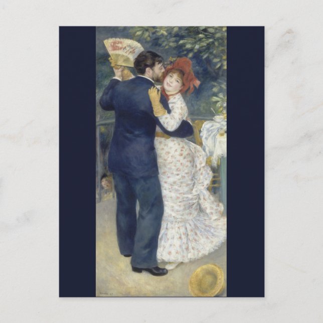 Country Dance Pierre-Auguste Renoir Postcard (Front)