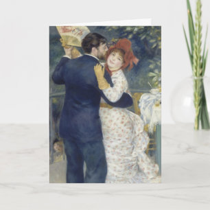 Country Dance - Renoir Impressionist Painting Card