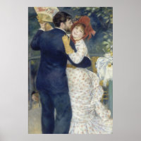Country Dance - Renoir Impressionist Painting