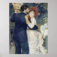 Country Dance - Renoir Impressionist Painting