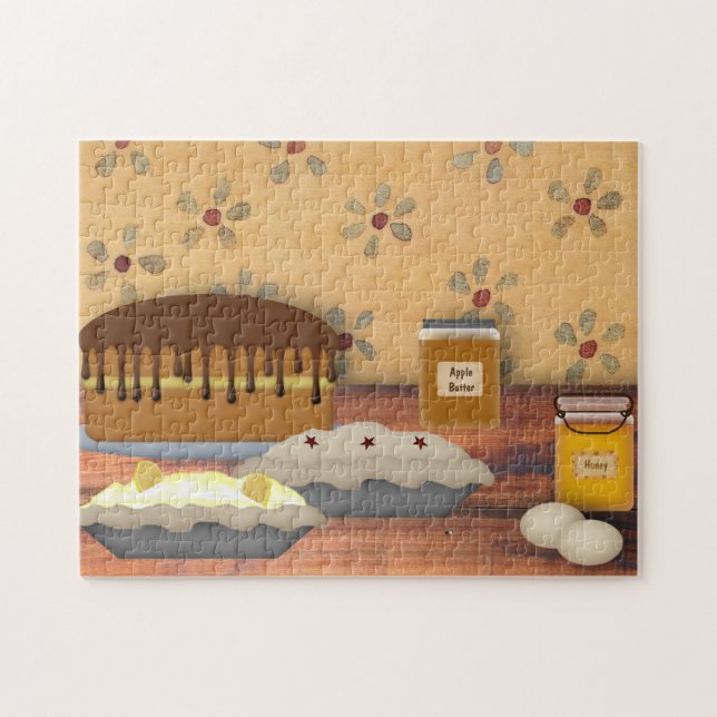 Country Desserts Puzzle (Horizontal)