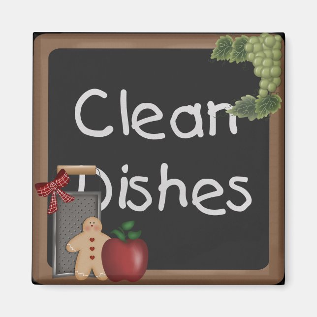 Country Dishwasher Magnet (Front)
