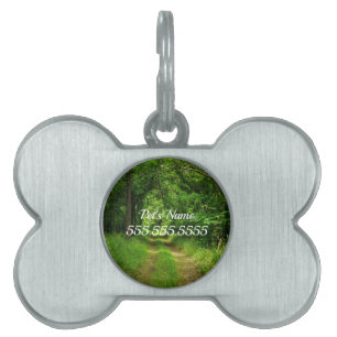 Country Driveway Pet Name Tag