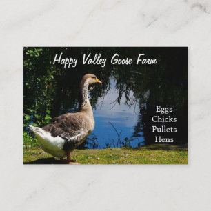 Country Duck or Goose Farm  Business Cards