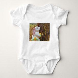 Country Easter Bunny Baby Bodysuit