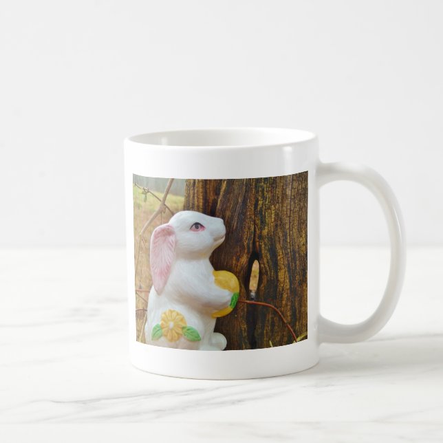 Country Easter Bunny Coffee Mug (Right)