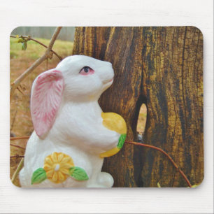 Country Easter Bunny Mouse Mat