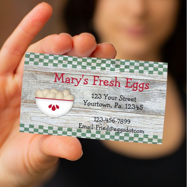 Country Eggs Business Card (Creator Uploaded)