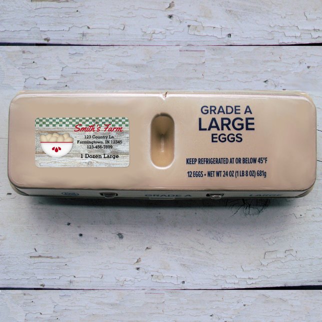 Country Eggs Custom Product Label (Creator Uploaded)