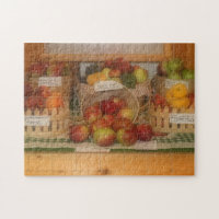 Country Fair Apples And Peaches Display