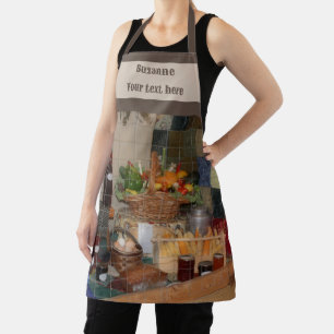 Country Fair Farm Harvest Display Personalised Apron