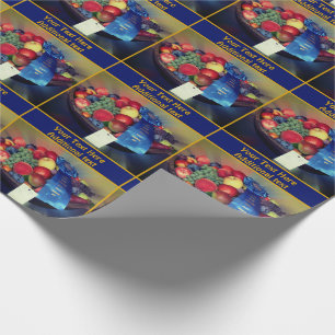 Country Fair Fruit Prize Personalised Wrapping Paper