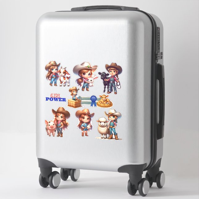 Country Fair Livestock Show Little Cowgirl (Suitcase)