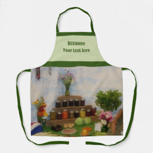 Country Fair Vegetables Personalised Apron