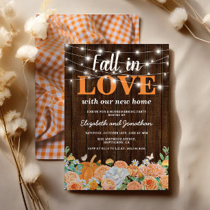 Country Fall Housewarming Party Invitation