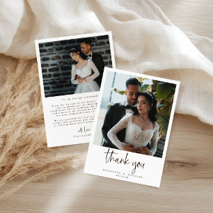 Country Farm Chicken Wedding Shower Thank You Card