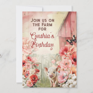 Country Farm Party Invitation
