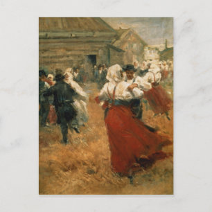 Country Festival, 1890s Postcard