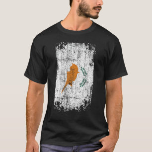 Country Flag Souvenir Grunge Flag Cyprus T-Shirt