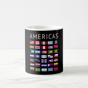 Country Flags Americas National Flags America Coffee Mug