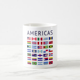 Country Flags Americas National Flags America Coffee Mug