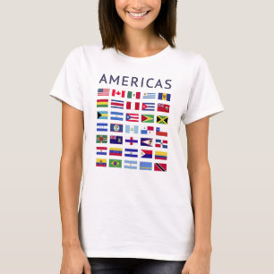 Country Flags Americas National Flags America T-Shirt