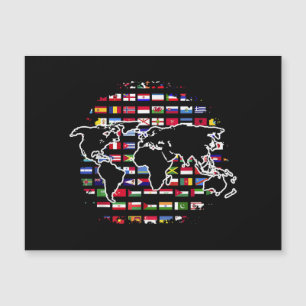 Country Flags World Map Traveling International Wo