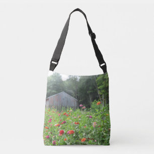 Country Floral Meadow Crossbody Bag