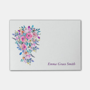 Country French Floral Post-it Notes