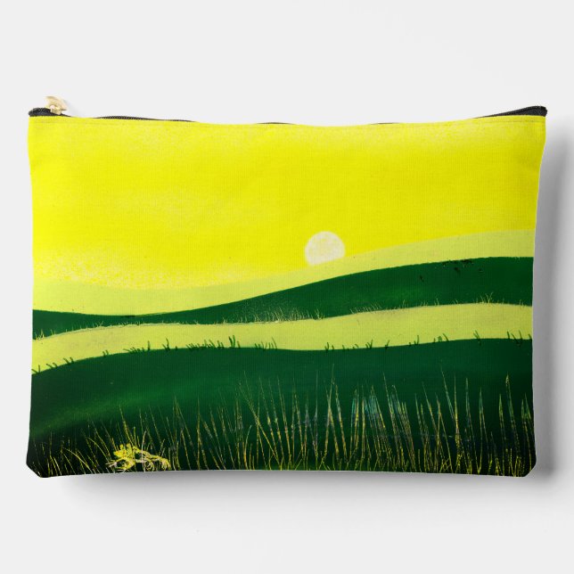 Country Frog Accessory Pouch (Front)