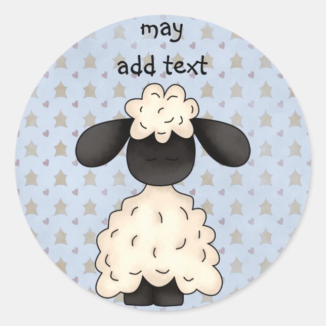 Country Fun Sheep & Stars Stickers (Front)