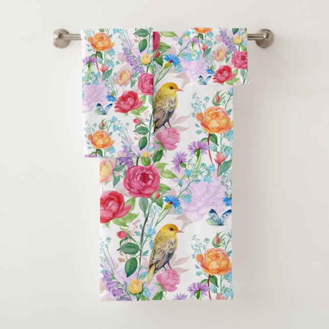 Country Garden  Bath Towel Set (Insitu)