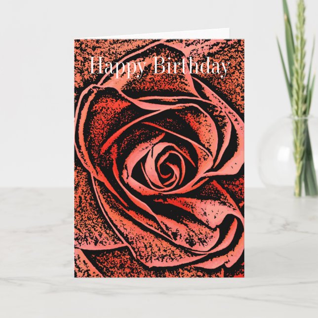 COUNTRY GARDEN FLOWERS CARD (Front)