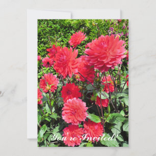 COUNTRY GARDEN FLOWERS INVITATION