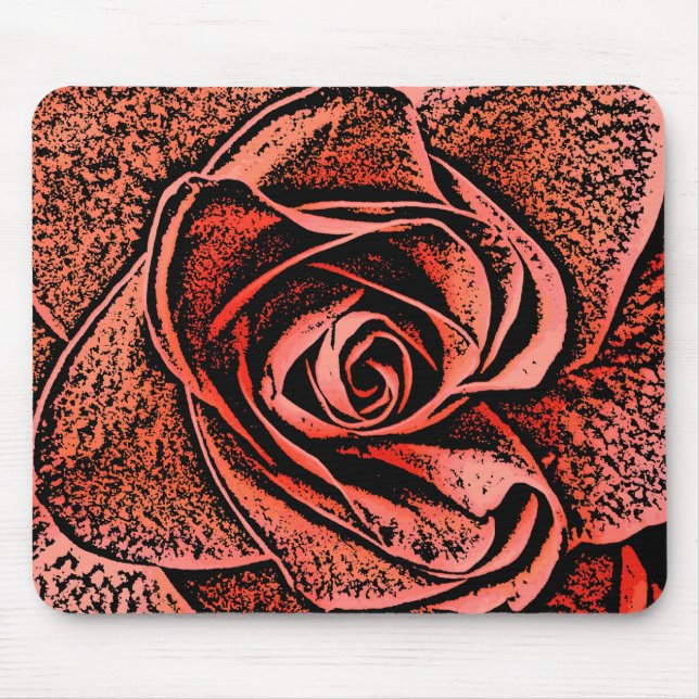 COUNTRY GARDEN FLOWERS MOUSE MAT (Front)