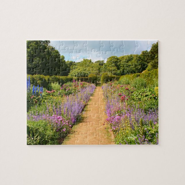 Country garden, Isle of Wight, England Jigsaw Puzzle (Horizontal)
